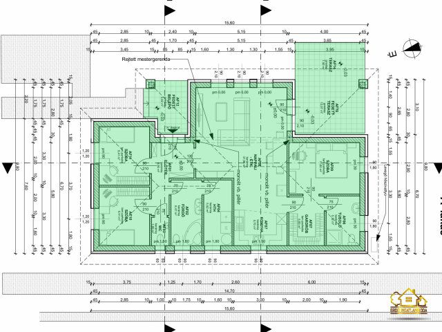 Eladó családi ház, Kiskunlacházán 87.9 M Ft, 4+1 szobás