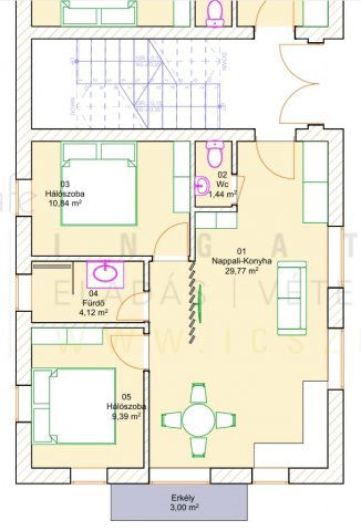 Eladó téglalakás, Hódmezővásárhelyen 58.34 M Ft, 3 szobás