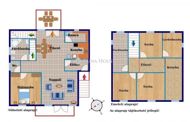 Eladó családi ház, Ádándon 53.5 M Ft, 6 szobás
