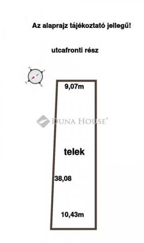 Eladó telek, Taksonyon 23 M Ft / költözzbe.hu