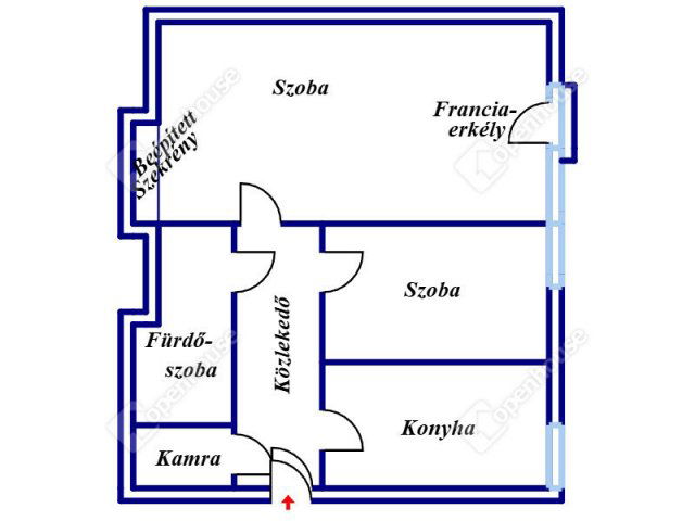 Eladó téglalakás, Debrecenben 41.9 M Ft, 1+1 szobás