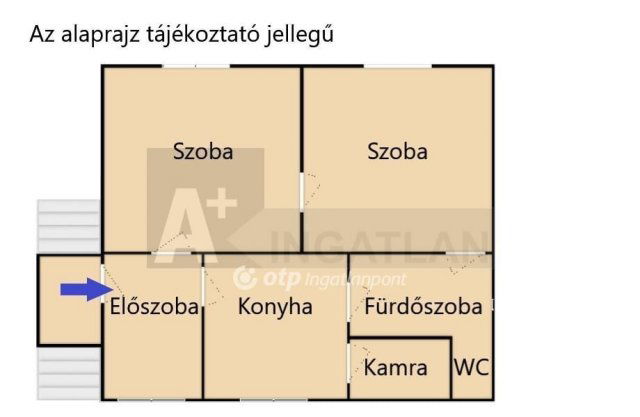 Eladó családi ház, Nagykállóban 25 M Ft, 2 szobás