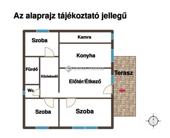 Eladó családi ház, Szegeden 54.9 M Ft, 3 szobás