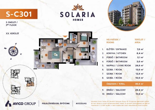 Eladó téglalakás, Budapesten, XX. kerületben, Téglagyártó úton