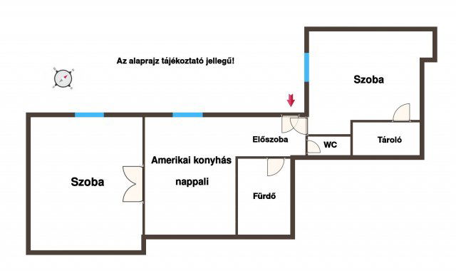 Eladó téglalakás, Budapesten, VII. kerületben 87.5 M Ft