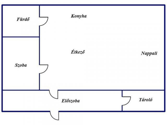 Eladó családi ház, Nagykállóban 28 M Ft, 1 szobás