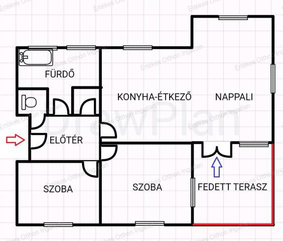 Eladó családi ház, Gyöngyösorosziban 64.99 M Ft, 3 szobás