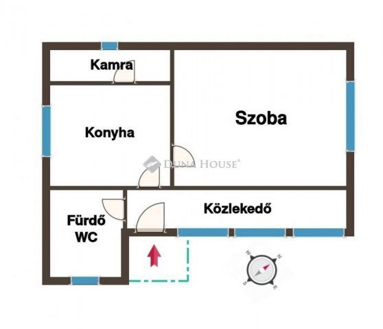 Eladó családi ház, Székesfehérvárott 69.9 M Ft, 1 szobás