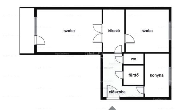 Eladó panellakás, Budapesten, XV. kerületben 62.9 M Ft, 2 szobás