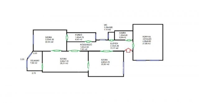 Eladó téglalakás, Budapesten, X. kerületben 88.7 M Ft