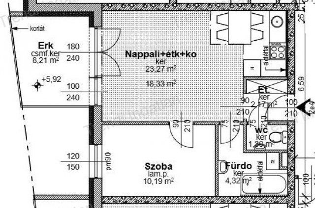 Eladó téglalakás, Győrött 41.99 M Ft, 2 szobás