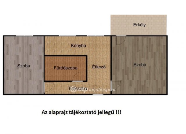 Eladó panellakás, Nyíregyházán 41.99 M Ft, 2 szobás