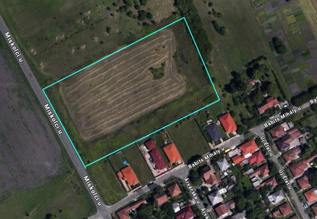Eladó telek, Miskolcon 13.47 M Ft / költözzbe.hu