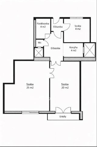 Eladó téglalakás, Budapesten, VIII. kerületben 84 M Ft