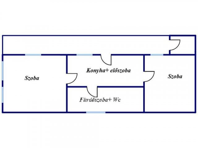 Eladó családi ház, Szabolcsbákán 15 M Ft, 2 szobás