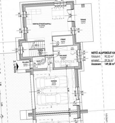 Eladó ikerház, Vecsésen 140 M Ft, 5 szobás