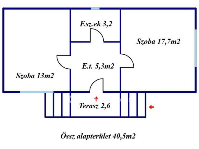 Eladó családi ház, Tiszakarádon 3.6 M Ft, 2 szobás