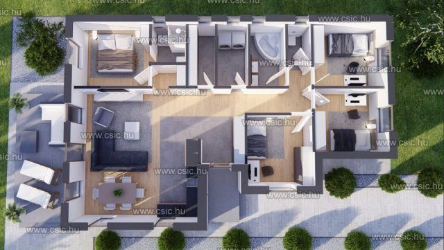 Eladó családi ház, Szadán 119 M Ft, 1+4 szobás