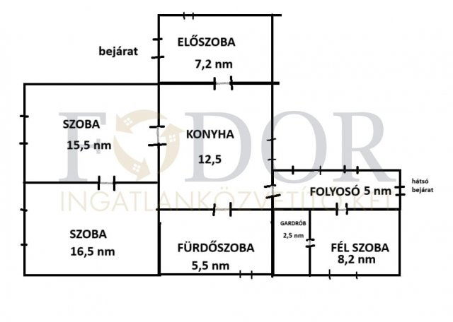 Eladó családi ház, Kókán 44.9 M Ft, 2 szobás
