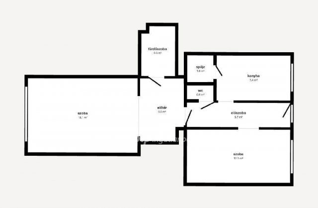 Eladó téglalakás, Nyíregyházán 43 M Ft, 2 szobás