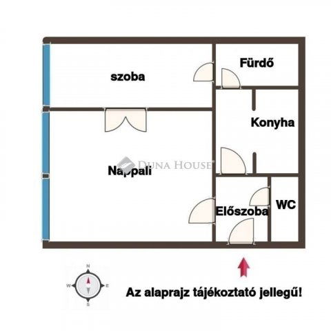 Eladó téglalakás, Budapesten, XIII. kerületben 82 M Ft, 2 szobás