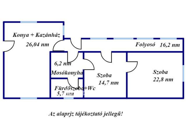 Eladó családi ház, Okányon 4.7 M Ft, 2 szobás