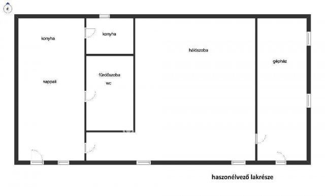 Eladó családi ház, Cserkúton 63 M Ft, 4 szobás