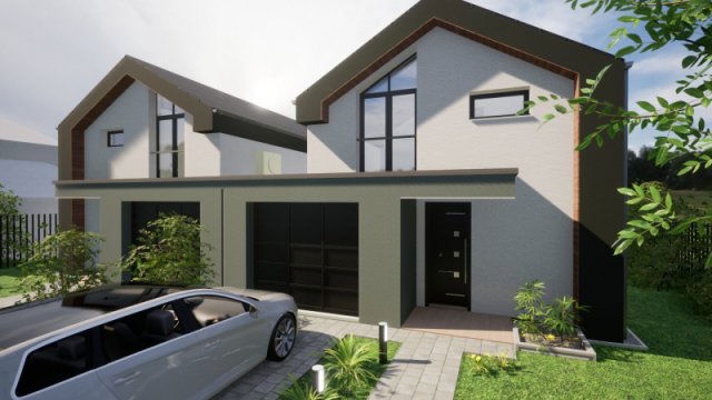 Eladó ikerház, Ürömön 126.9 M Ft, 4 szobás