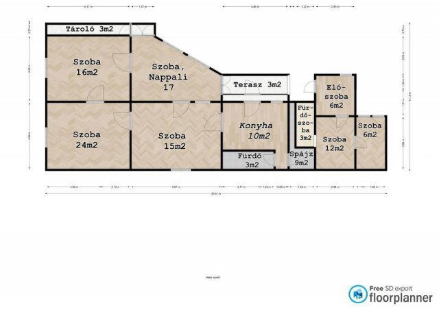 Eladó családi ház, Derecskén 60 M Ft, 6 szobás