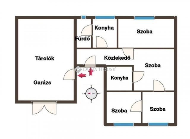 Eladó családi ház, Kecskeméten 27.5 M Ft, 2 szobás