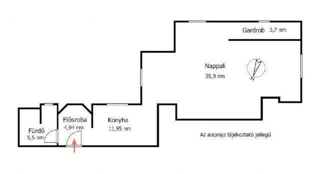 Eladó téglalakás, Budapesten, VI. kerületben 69 M Ft, 2 szobás