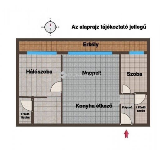 Eladó téglalakás, Budapesten, VII. kerületben 110 M Ft, 3 szobás