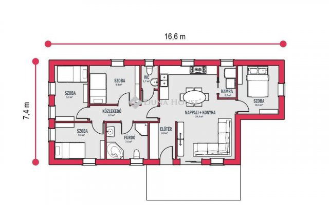Eladó családi ház, Cegléden 51.6 M Ft, 5 szobás