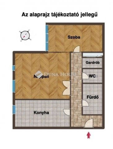 Eladó téglalakás, Budapesten, IV. kerületben 74.9 M Ft, 2 szobás