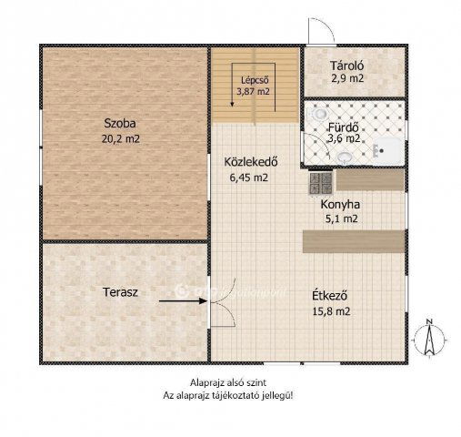 Eladó nyaraló, Ráckevén 47.5 M Ft, 3+1 szobás