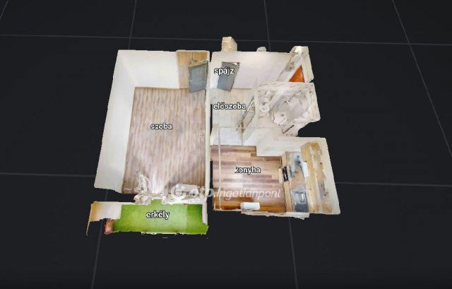 Eladó téglalakás, Kazincbarcikán 20 M Ft, 1 szobás