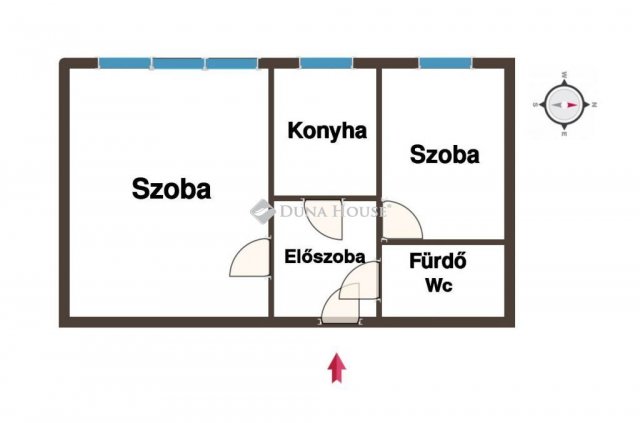 Eladó panellakás, Pécsett 37.5 M Ft, 2 szobás