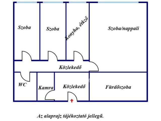Kiadó téglalakás, albérlet, Nyíregyházán 200 E Ft / hó