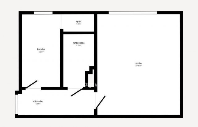 Eladó téglalakás, Nyíregyházán 36.5 M Ft, 1 szobás
