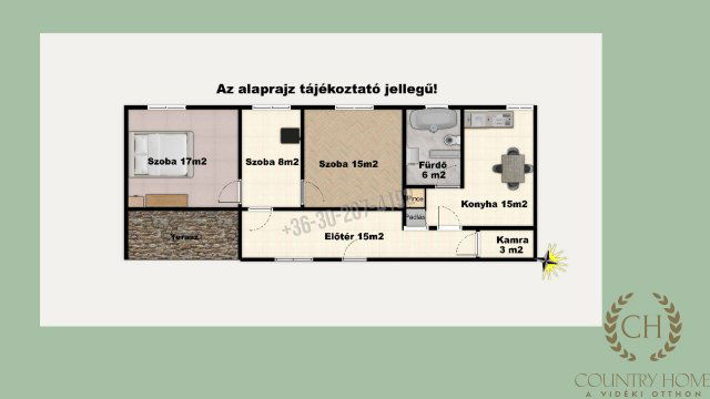 Eladó mezogazdasagi ingatlan, Domaszéken 26.1 M Ft, 3 szobás