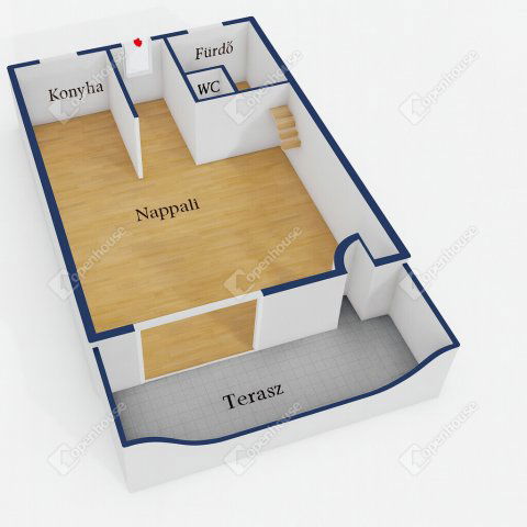 Eladó sorház, Hajdúsámsonon 65 M Ft, 4 szobás