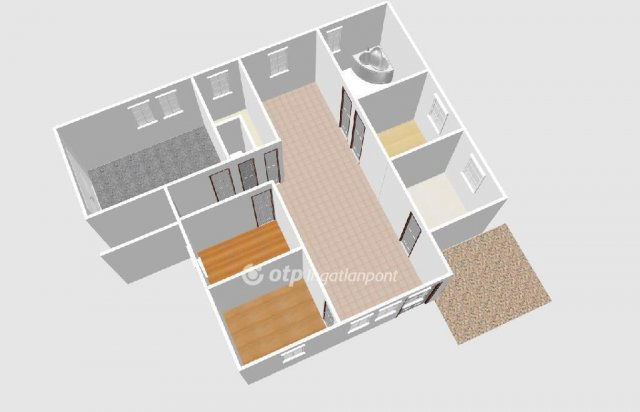 Eladó ikerház, Ráckevén 89.999 M Ft, 5 szobás