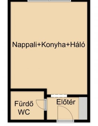 Eladó téglalakás, Hajdúszoboszlón 41 M Ft, 1 szobás