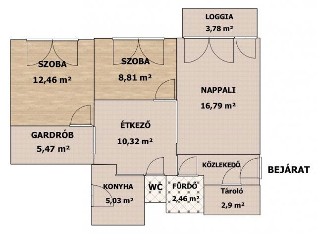 Eladó panellakás, Budapesten, XVIII. kerületben 74.9 M Ft
