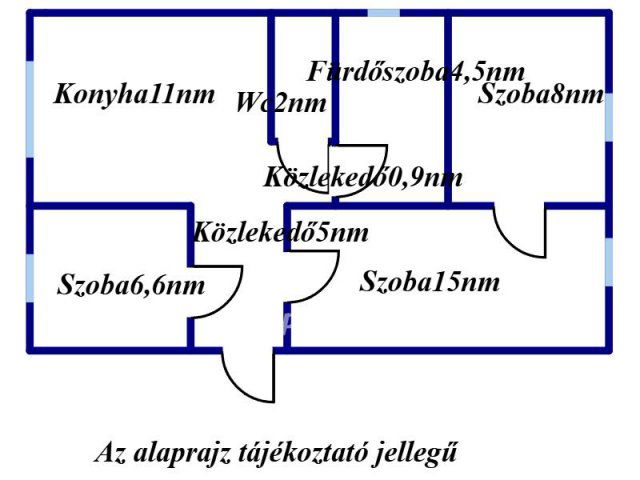 Eladó családi ház, Nyírábrányon 9 M Ft, 1+2 szobás