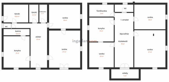Eladó családi ház, Szokolyán 99.99 M Ft, 5 szobás