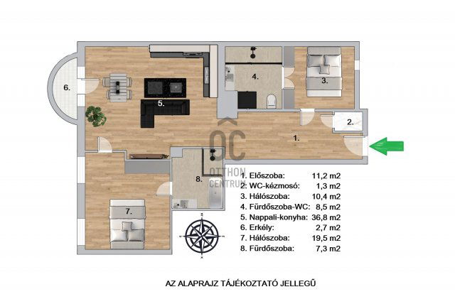 Kiadó téglalakás, albérlet, Budapesten, XIII. kerületben