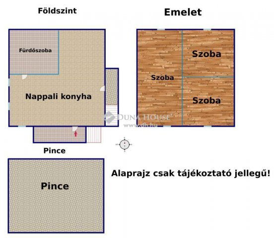 Eladó családi ház, Vácon 29.5 M Ft, 3 szobás