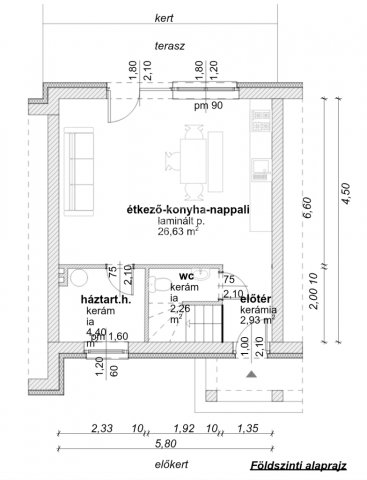 Eladó sorház, Érden 92 M Ft, 1+2 szobás / költözzbe.hu
