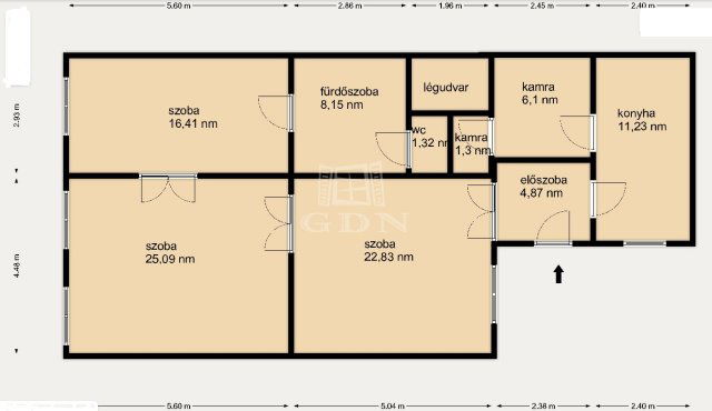 Eladó téglalakás, Budapesten, VI. kerületben 139.9 M Ft